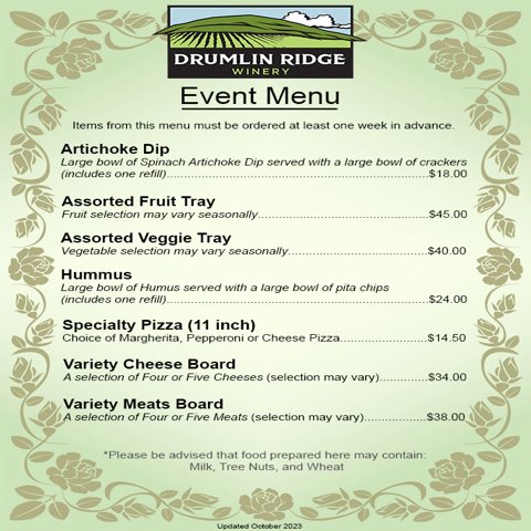 Drumlin Ridge Winery LLC